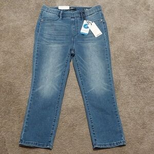 Judy Blue Mid-Wash Skinny Fit Crop Size 5/27 NWT